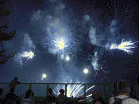 Gif animé feux d'artifices 80